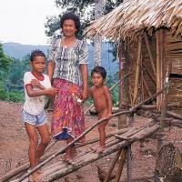 Taman Negara - familie voor hut